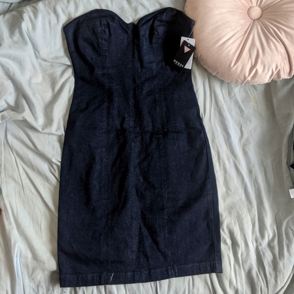 GUESS DENIM DRESS - Picture 1 of 5